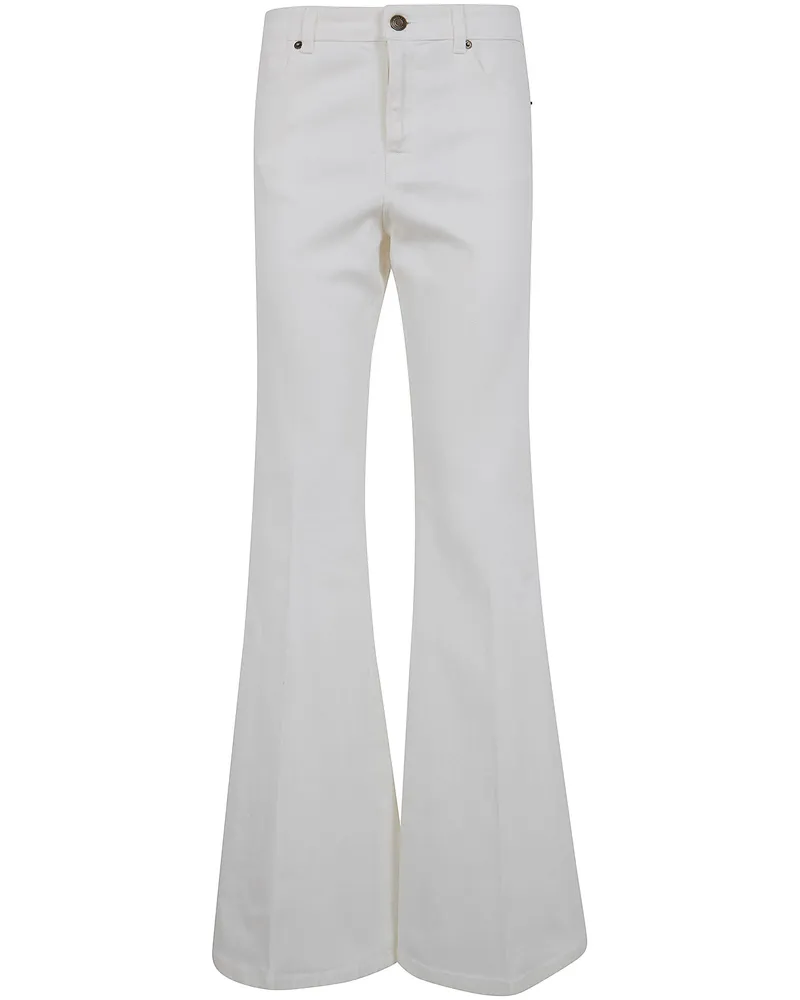 Twin-Set Flared Jeans White
