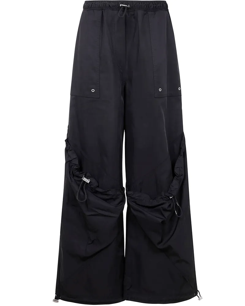 ATTICO Nylon Long Pant By The Attico Black