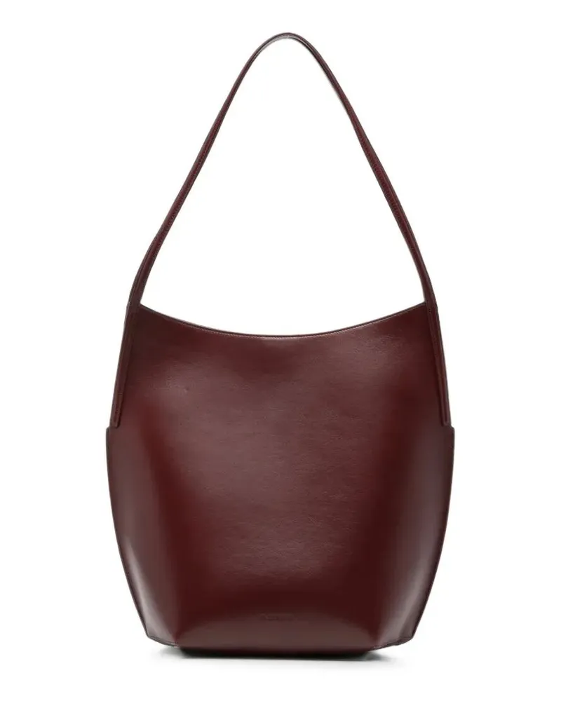 Jil Sander Handbag Leather "Kante Brown