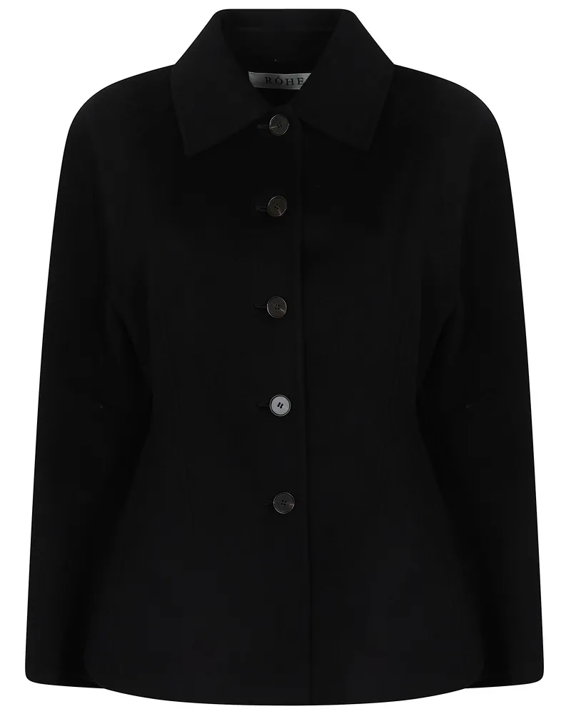 Róhe Jacket Sculptural "Double-Faced Black