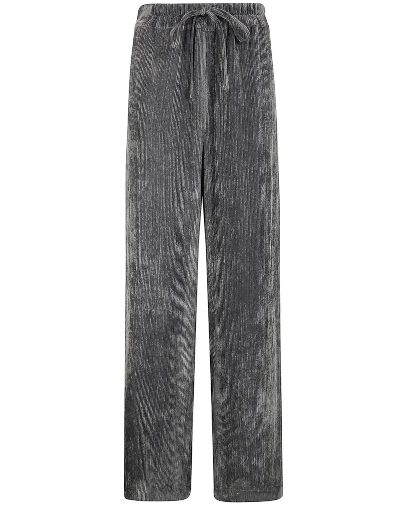 Gentryportofino Wide Leg Woven Pant Gray