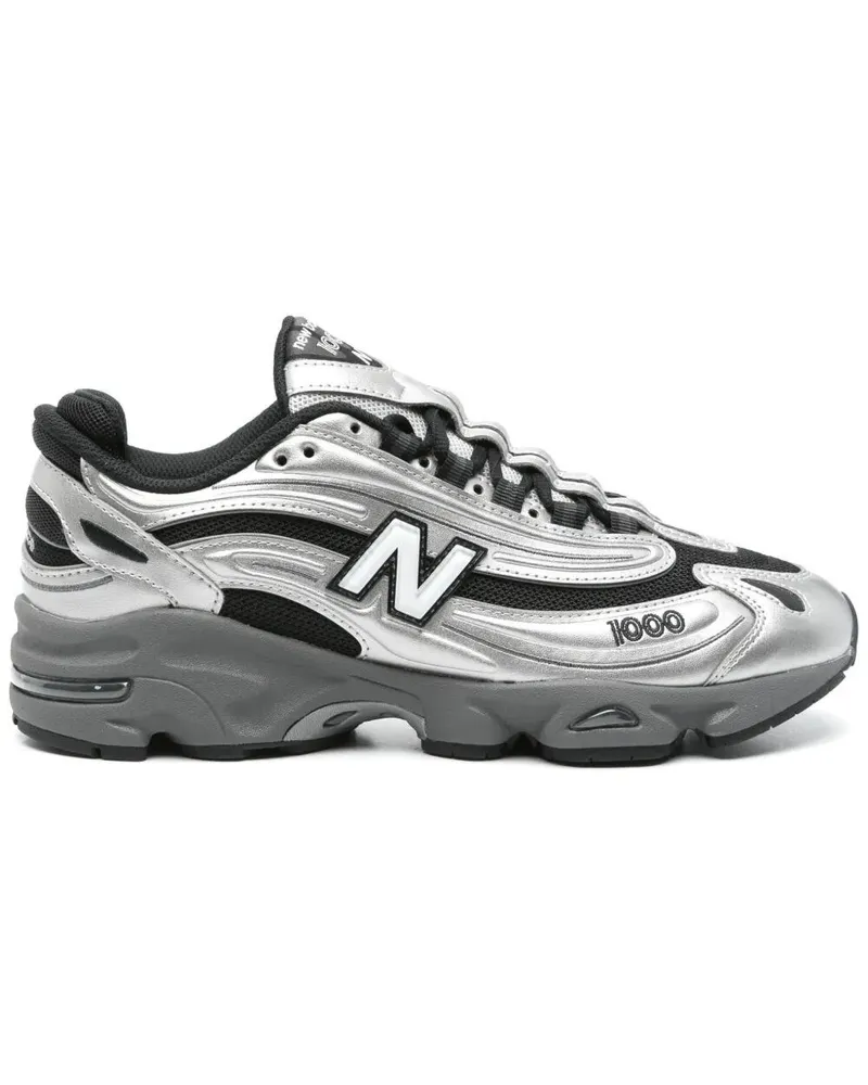 New Balance Tier 1 Synthetic Nubuck Mesh Sneakers Metallic