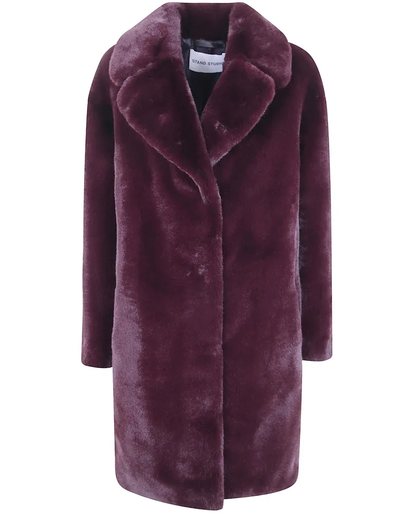 STAND Cocoon Coat "Camille Red
