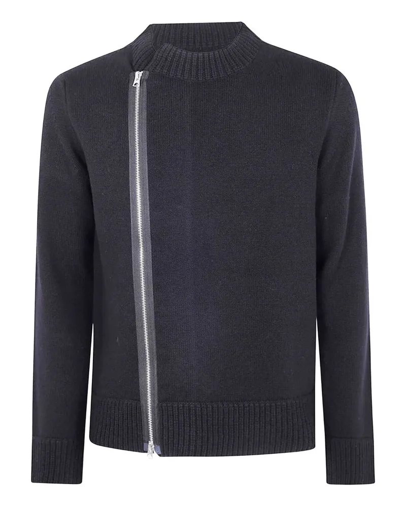 Sacai Wool Knit Blouson Black