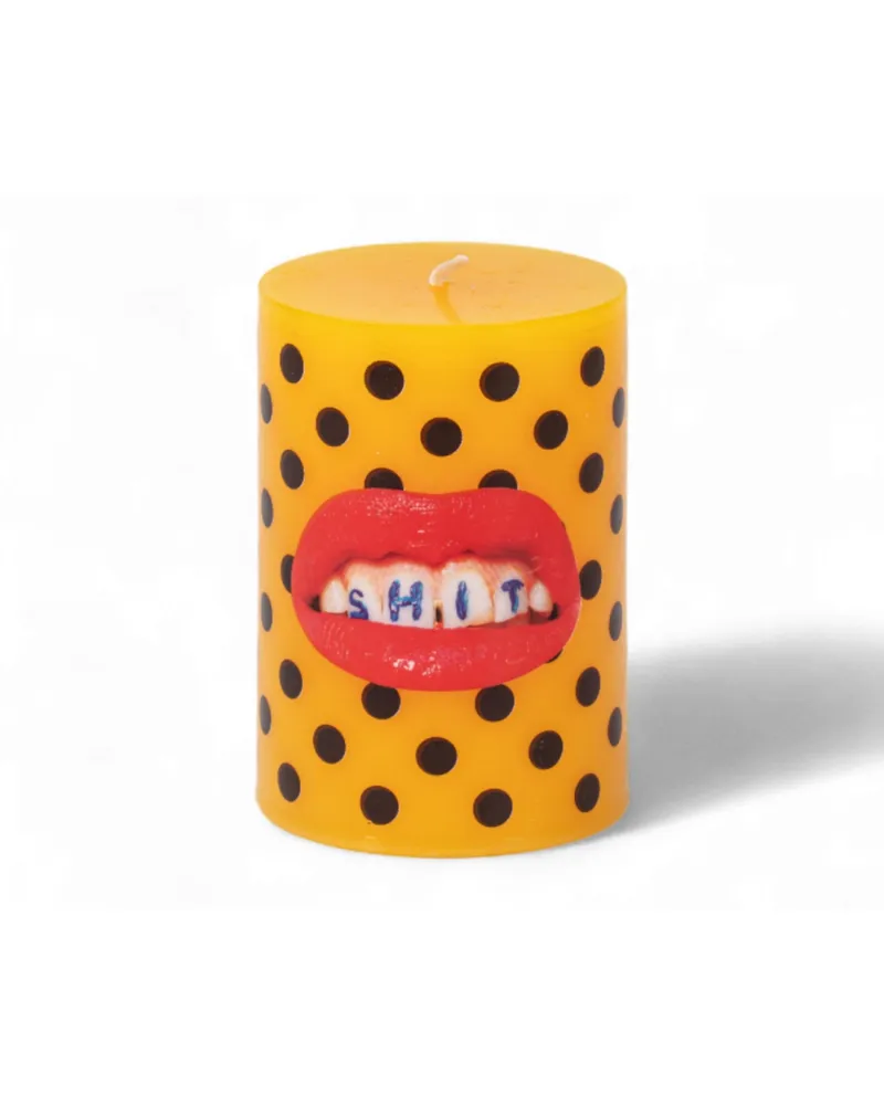 Seletti Toiletpaper Shit' Big Candle Cm 7 X 7 H 10 Multi