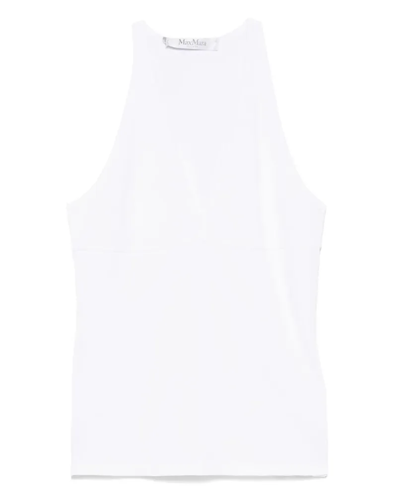 Max Mara Armida1234 Cotton Bra Tank White
