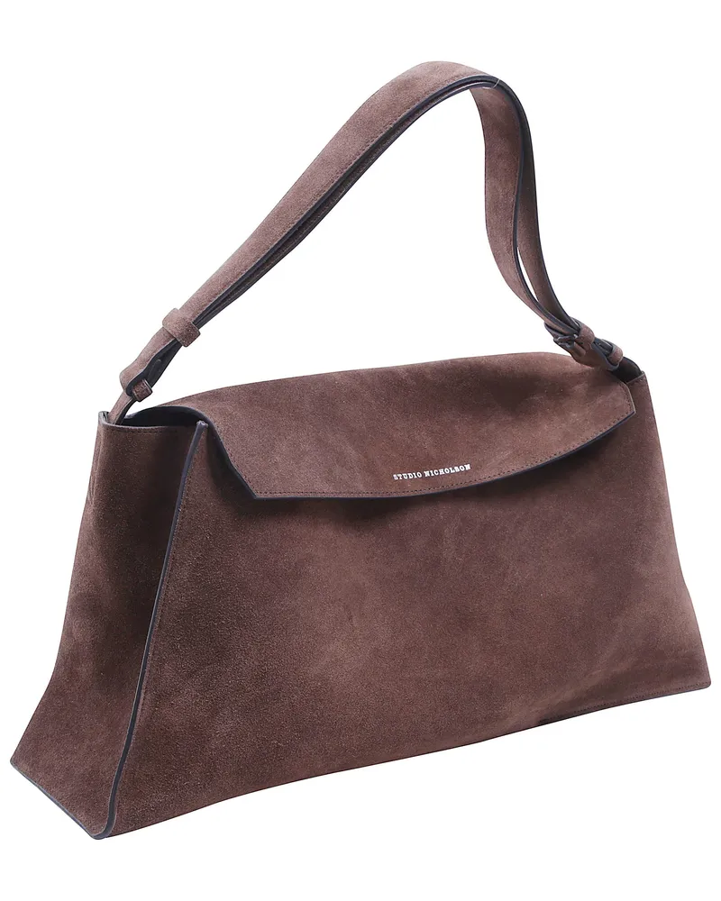 Studio Nicholson Shoulder Bag Leather "The Folded Brown