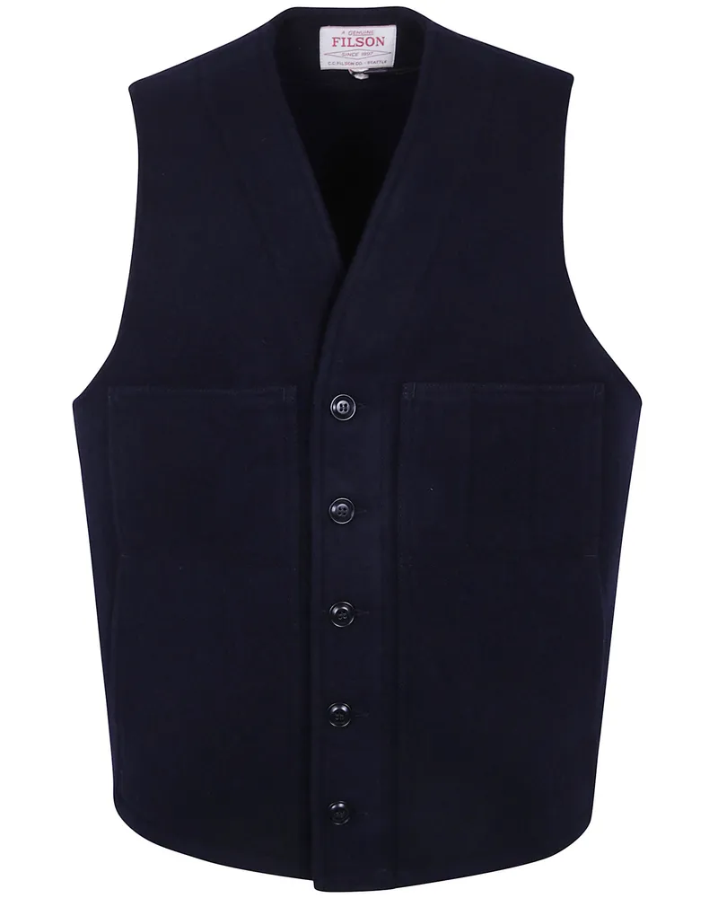 Filson Vest Wool "Mackinaw Blue