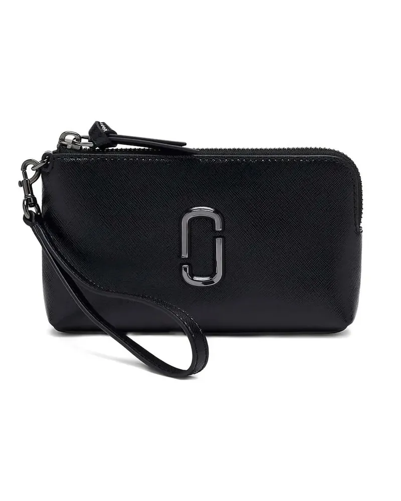 Marc Jacobs Crossbody Bag Leather "The Wristlet" Snapshot Black