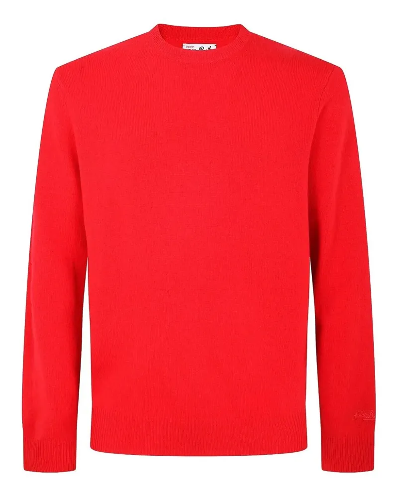 MC2 Saint Barth Regent Lambswool" Crew Neck Sweater Red