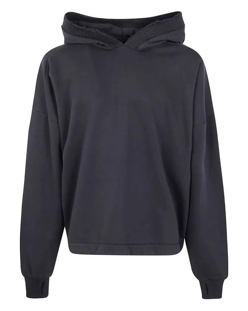 THOM KROM Hooded Men Sweatshirt Black