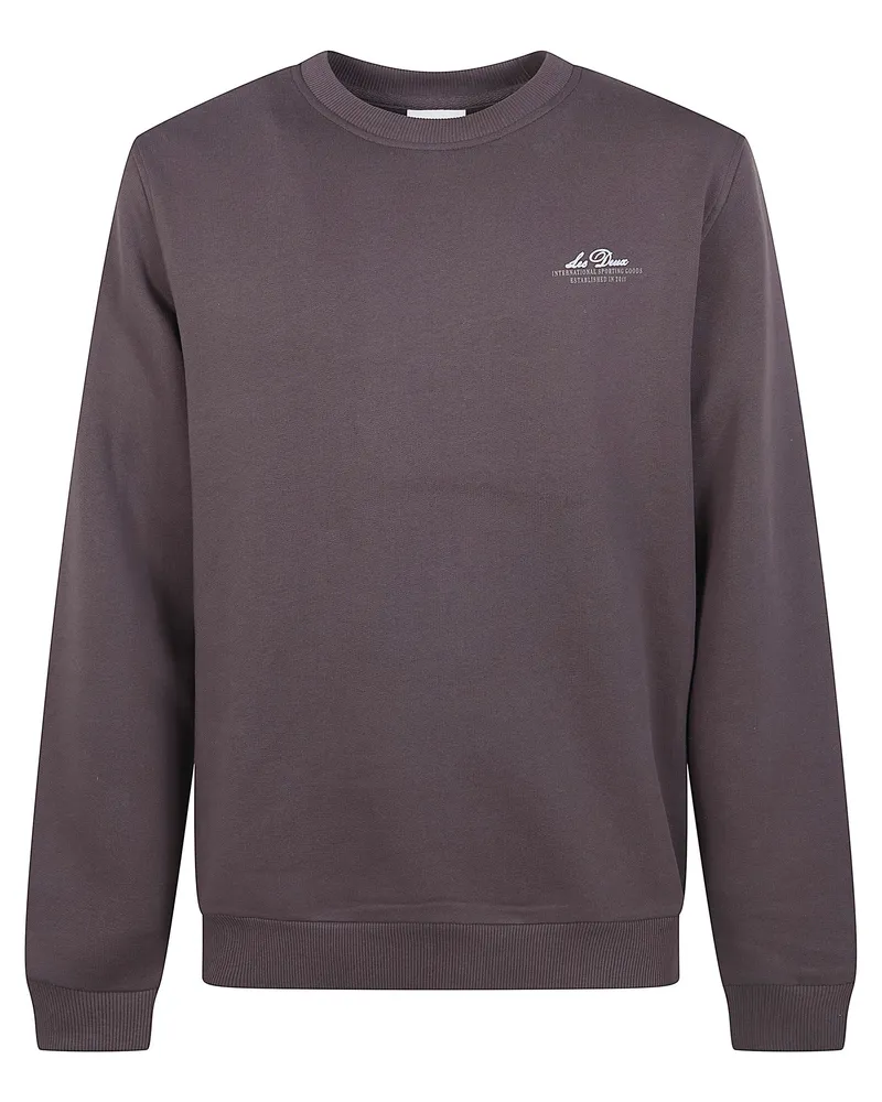LES DEUX Ben Globe" Sweatshirt Brown