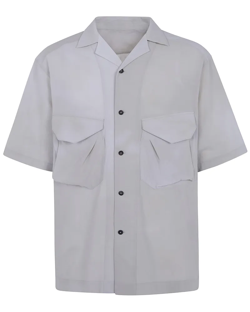 Ziggy Chen Shirt Short Sleeves "Large Pocket Blue