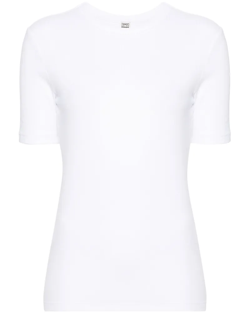 Totême Classic Rib Tee White