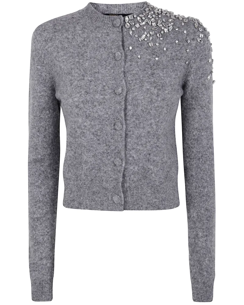 Seventy Korean Neck With Strass Gray