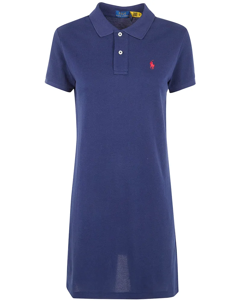 Ralph Lauren Polo Short Sleeves Mini Dress Blue