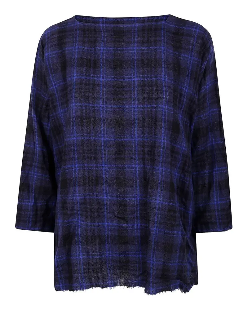 Daniela Gregis Camicia Quadrato' Tartan Shirt Black