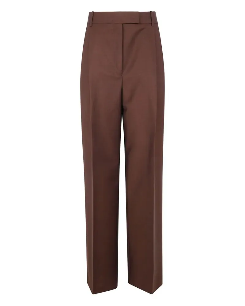 Róhe Midwaist Tailored Trousers Brown