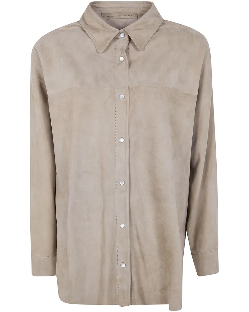 Salvatore Santoro Fringes Shirt Beige