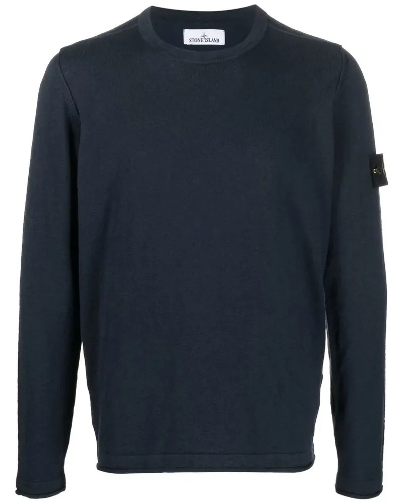 Stone Island Crew Neck Classic Sweater Blue