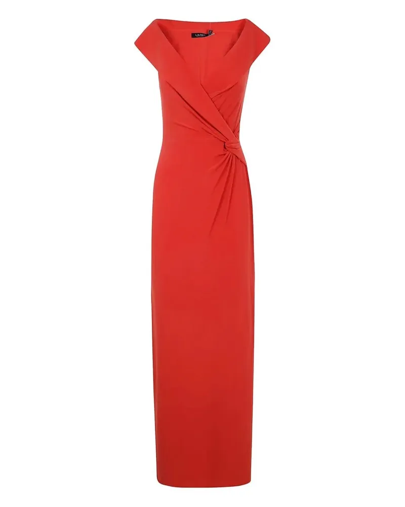 Ralph Lauren Leonidas Sleeveless Gown Dress Red