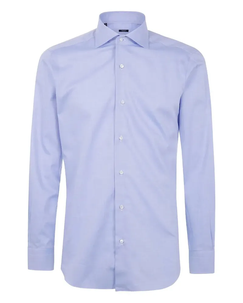 BARBA Chevron Shirt Blue