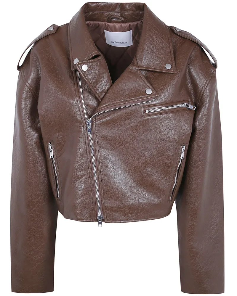FRANKIE Shop Jacket Cropped "Daphne Brown