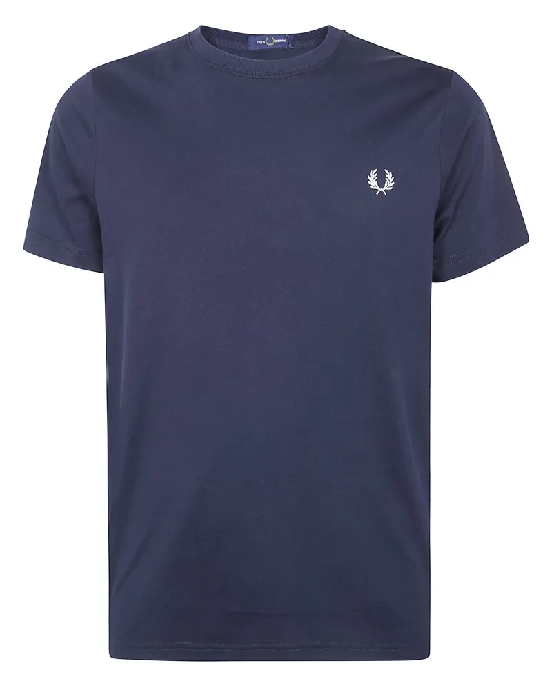 Fred Perry Fred Perry" Crew Neck T-Shirt Blue