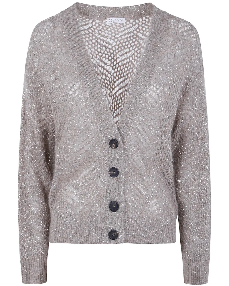 Brunello Cucinelli Sweater V Neck "Classic Brown