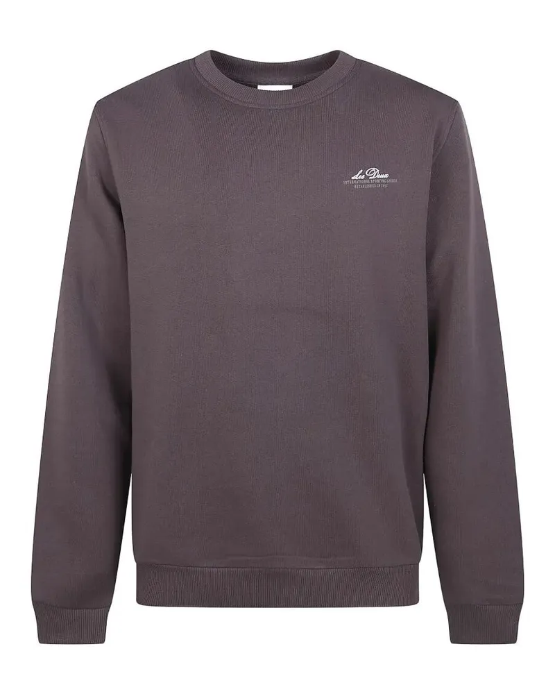 LES DEUX Ben Globe" Sweatshirt Brown