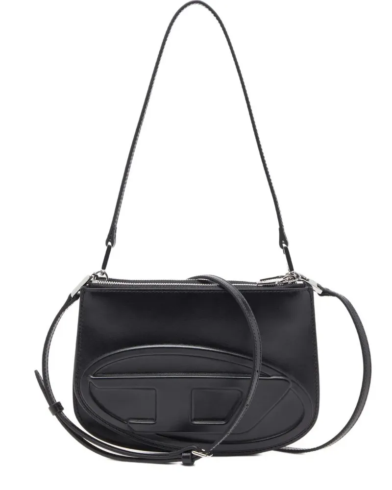 Diesel 1Dr Twin Shoulder Bag Black