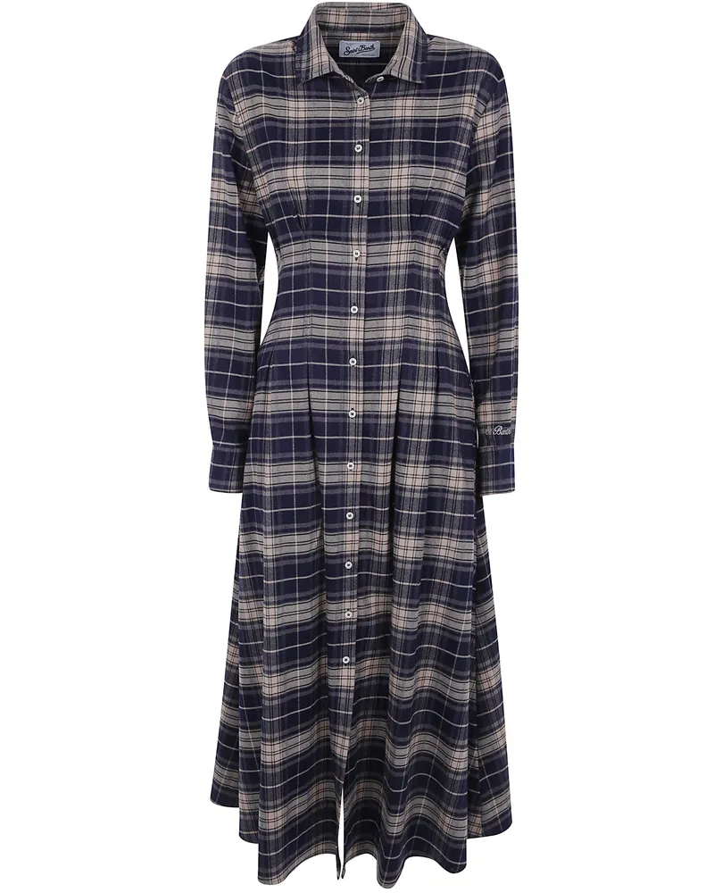 MC2 Saint Barth Dress Tartan "Alys Blue