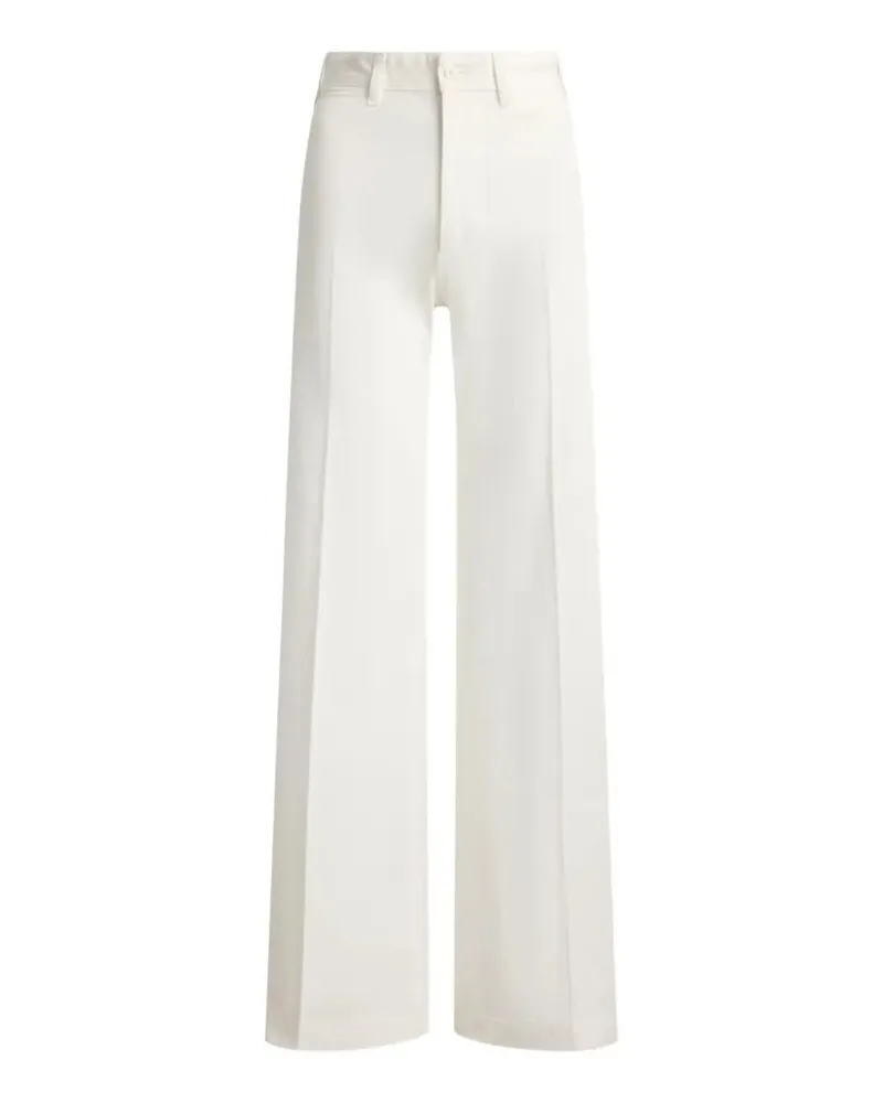 Ralph Lauren Pantaloni Flare "Woven Flare Pants White