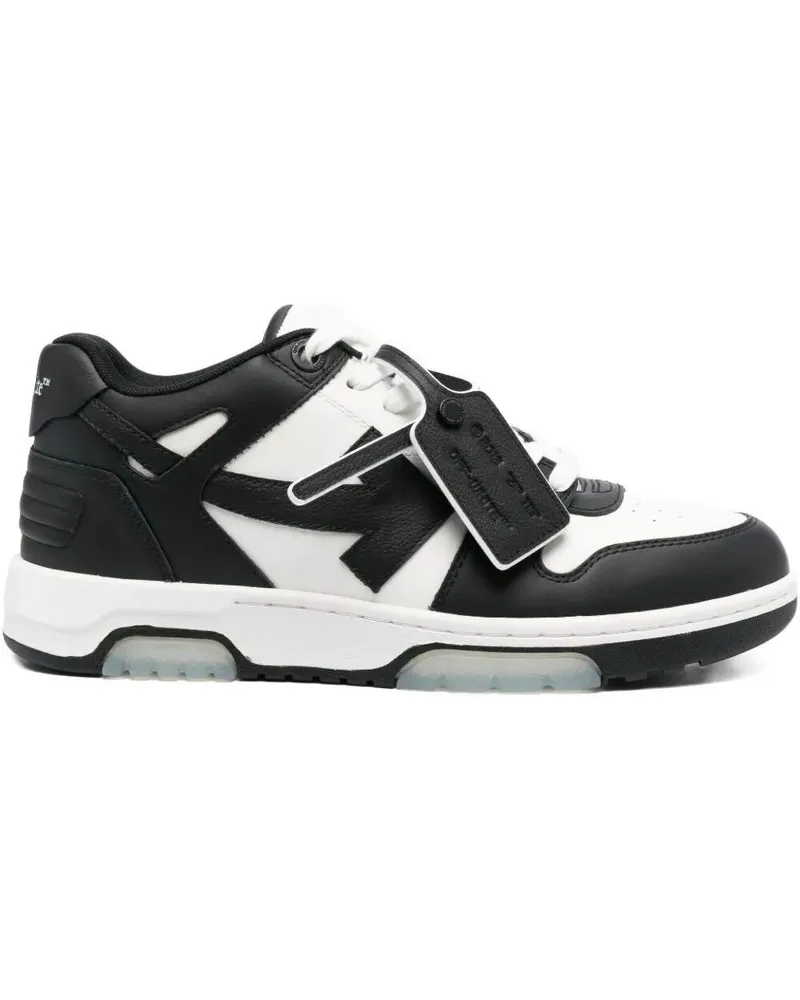 OFF-WHITE M-Out Of Office" Calf Leather Sneakers White