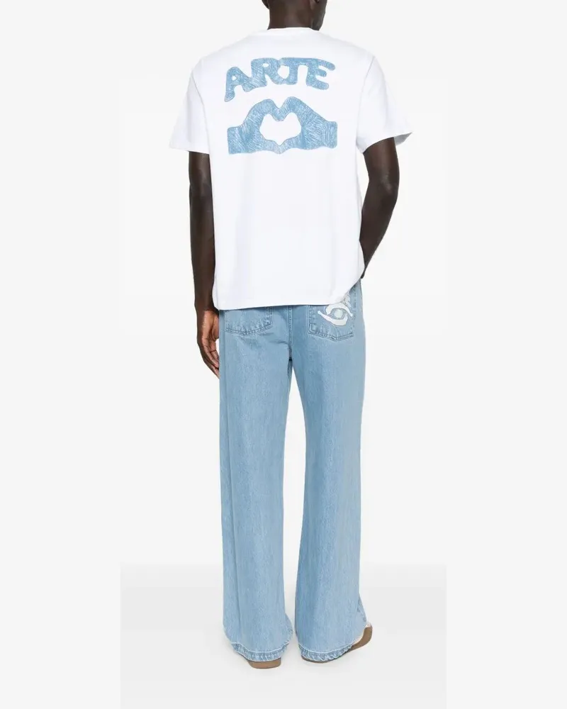 Arte Antwerp Diels Stitch" T-Shirt White