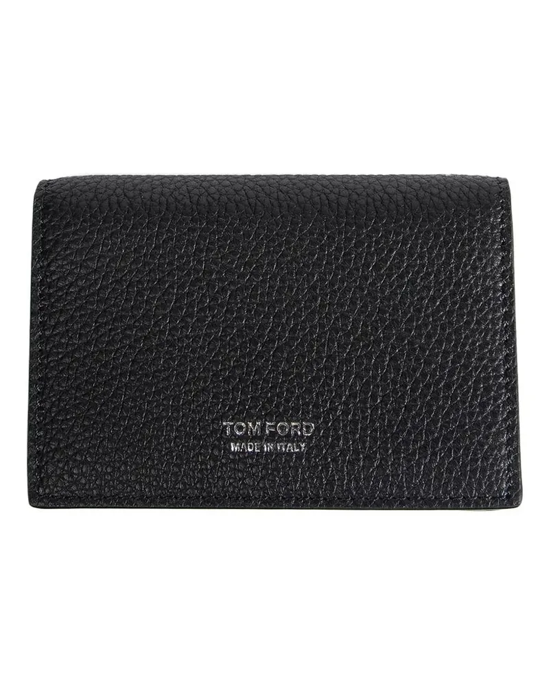 Tom Ford Accessori Business Card Holder Soft Grain Leather Black