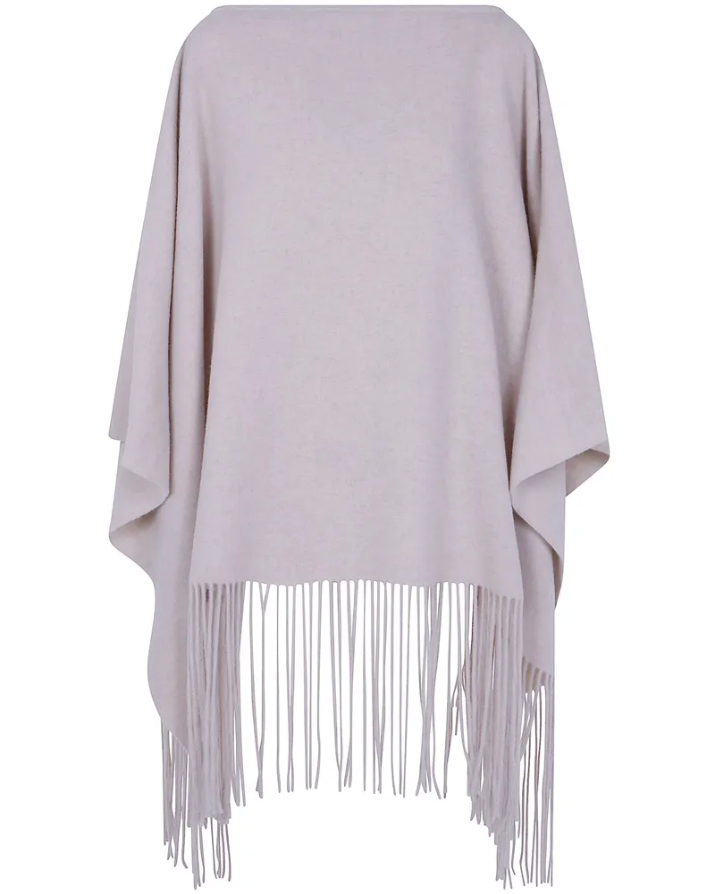 Liviana Conti Scarf Wool-Cashmere Blend "Blanca Beige