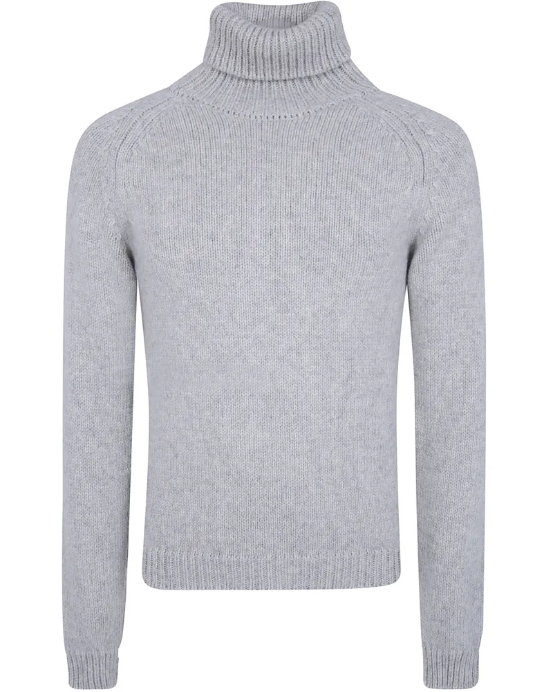 Tom Ford Sweater Roll Neck "Wool Cashmere Mohair Gray