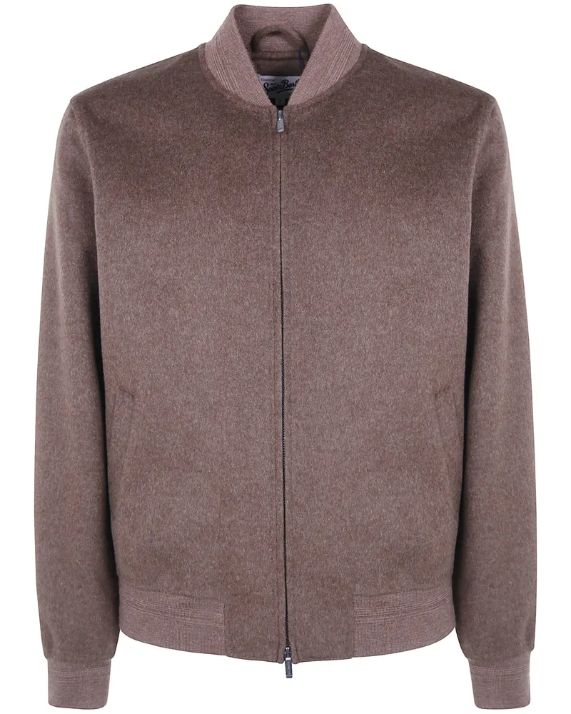 MC2 Saint Barth Wool Bomber Jacket "Camden Brown