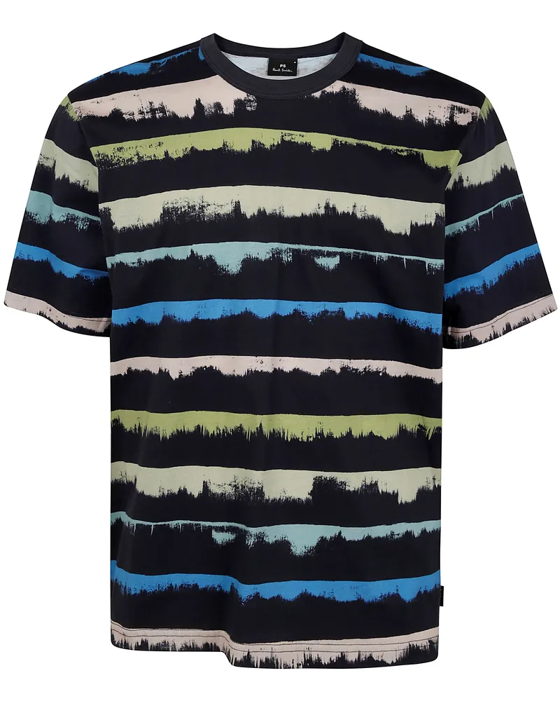 Paul Smith Mens Casual Fit Short Sleeves T-Shirt Blue