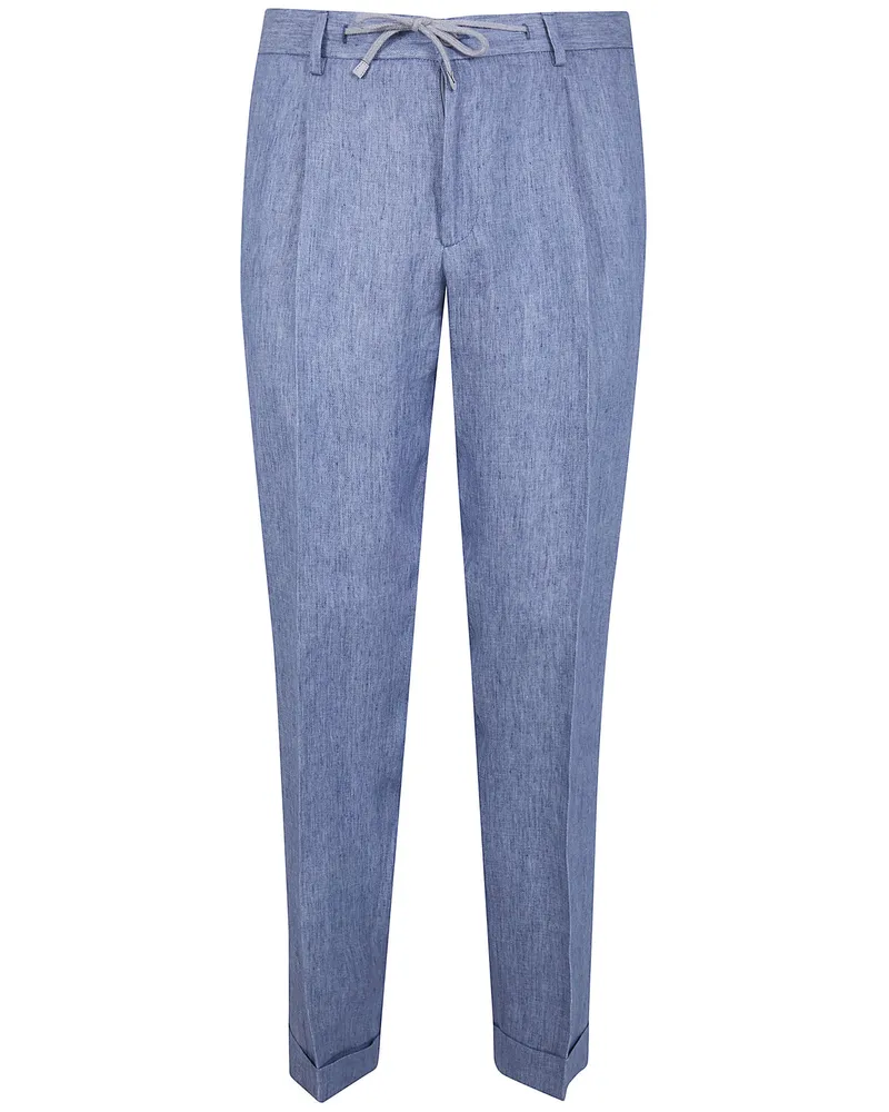 BARBA Roma Chino Trousers Blue