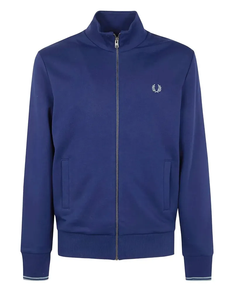 Fred Perry Fred Perry" Zip Through Sweatshirt Blue