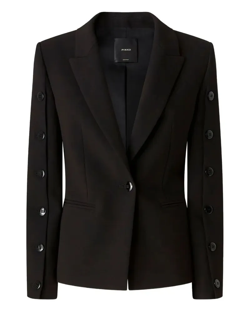 Pinko Garuta " Double Canvas Blazer Black