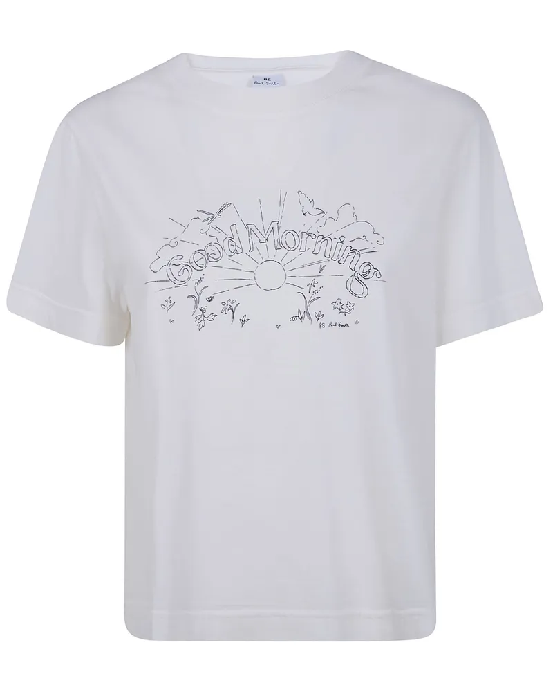 Paul Smith Printed T-Shirt White