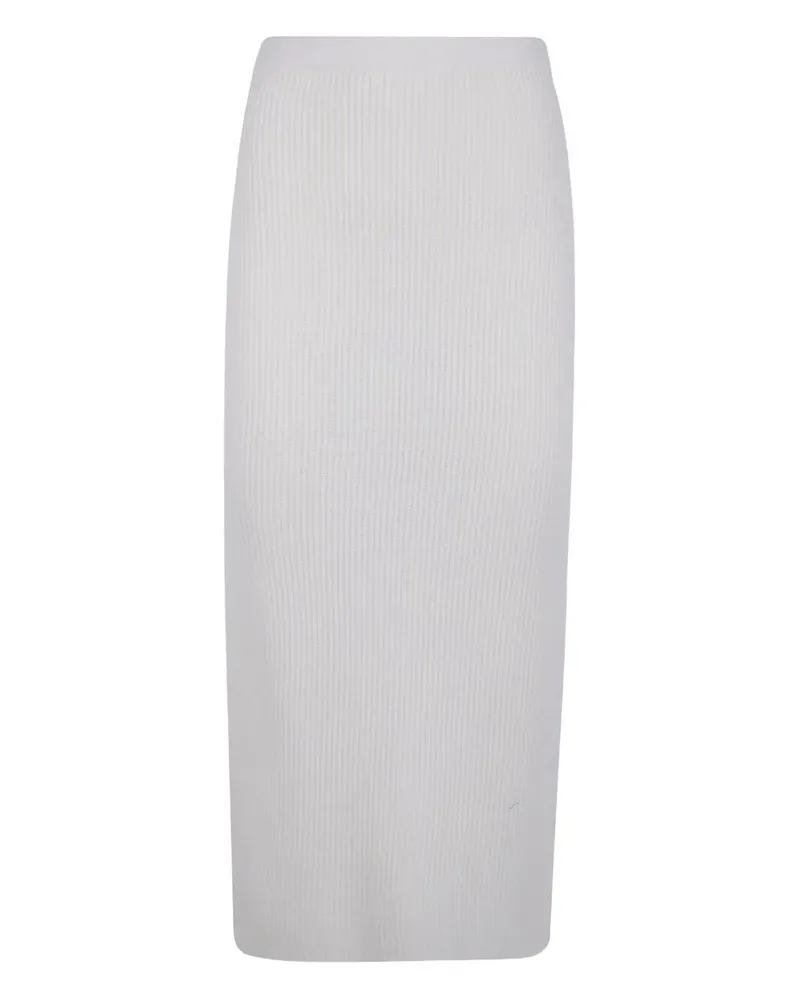Twin-Set Midi Skirt White