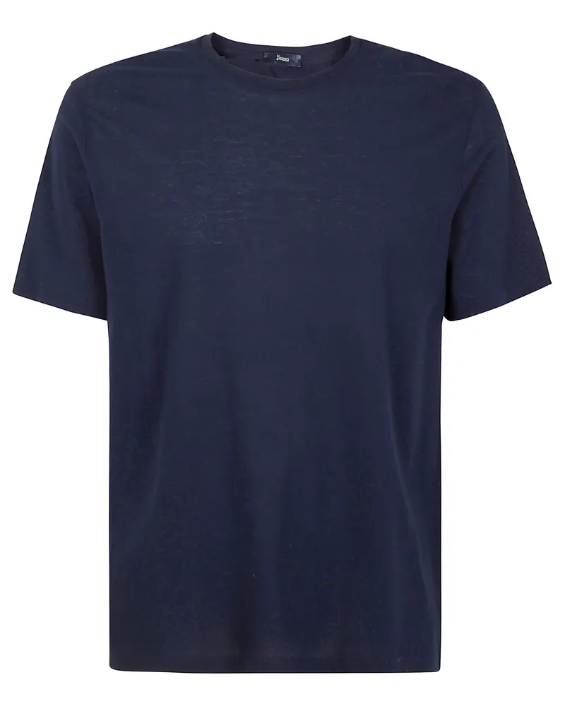 Herno Man T-Shirt Blue