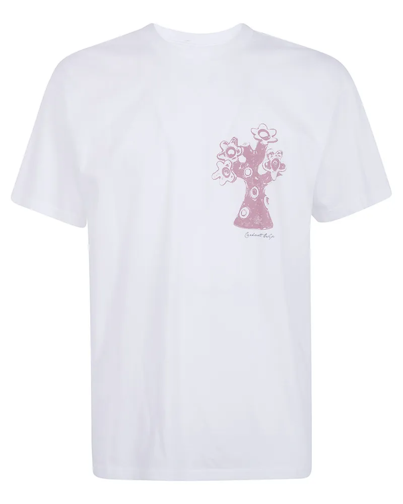 Carhartt WIP Short Sleeves 'Forma' Organic Cotton T-Shirt White