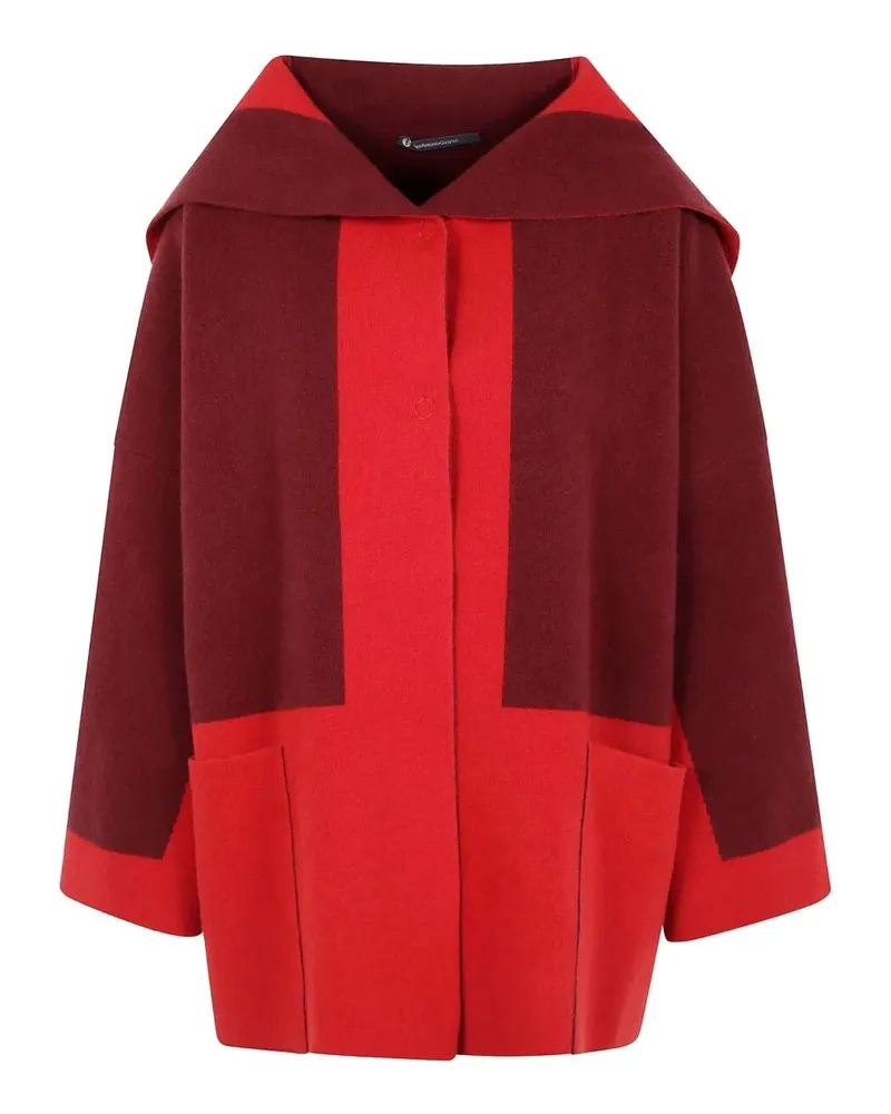 Pier Antonio Gaspari Double Caban Coat Brown