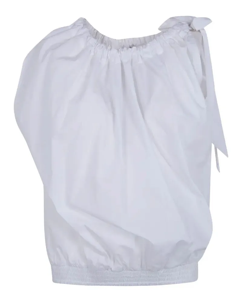 Essentiel Jaylah Smocked Top White