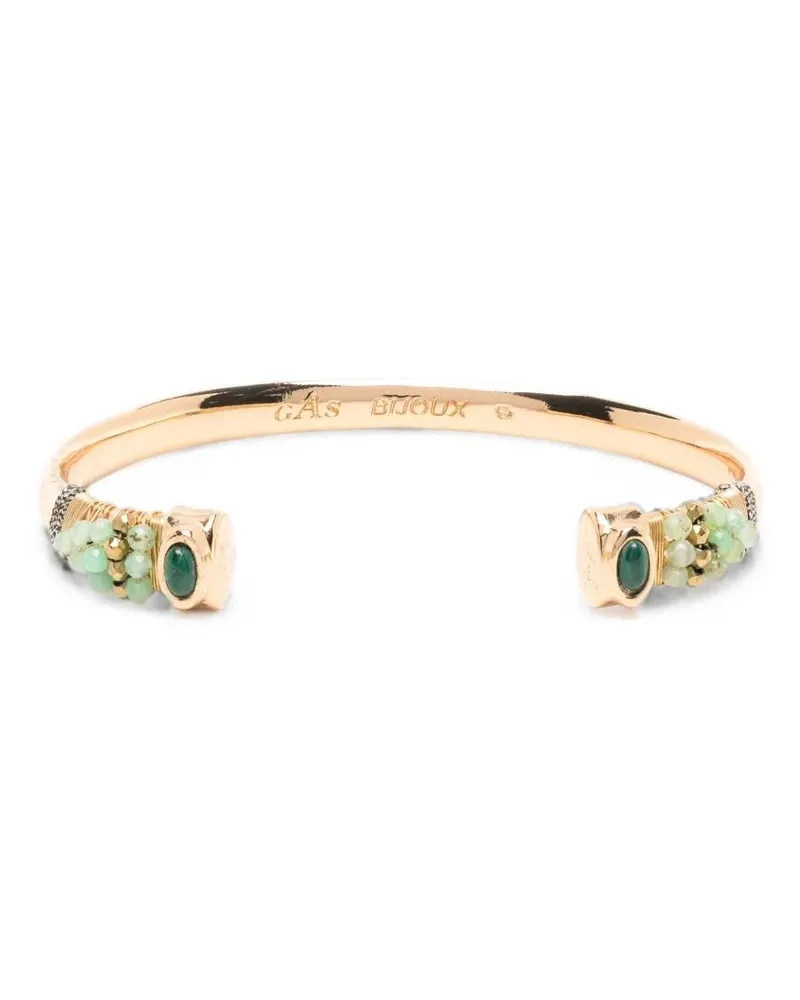 Gas Bijoux Bracelet Gold Green "Sarina Metallic